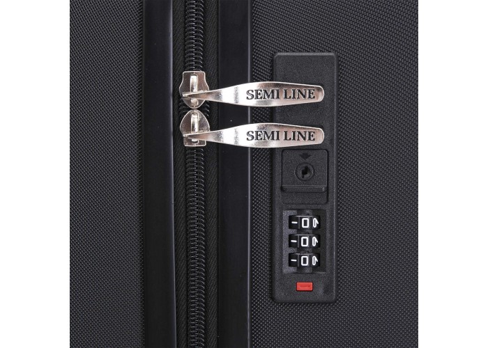 Валіза Semi Line 24" (M) Black (T5854-2)