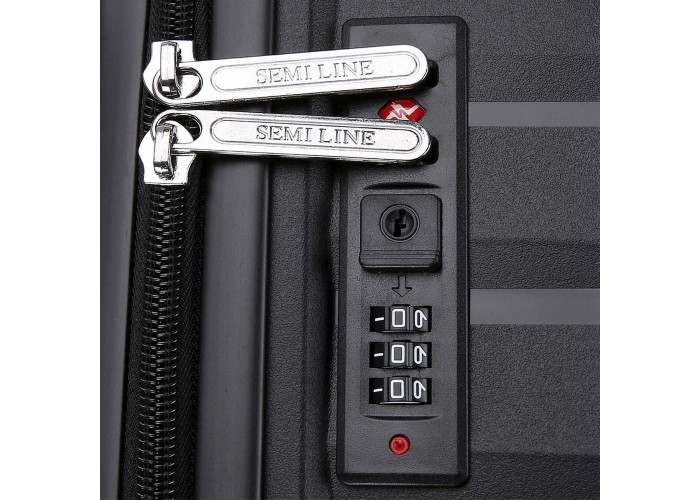 Валіза Semi Line 20" (S) Black (T5794-1)