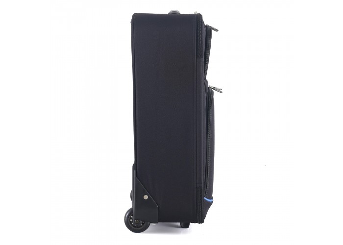 Валіза Semi Line 20" (S) Black/Blue Lines (T5753-1)