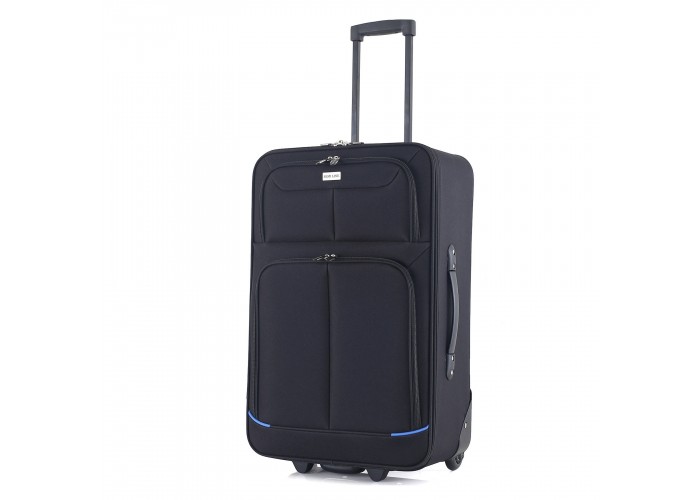 Валіза Semi Line 24" (M) Black/Blue Lines (T5753-2)