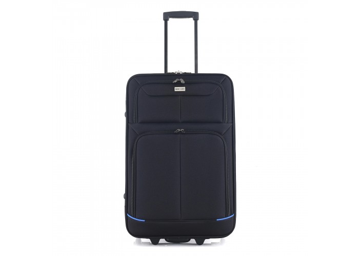 Валіза Semi Line 24" (M) Black/Blue Lines (T5753-2)
