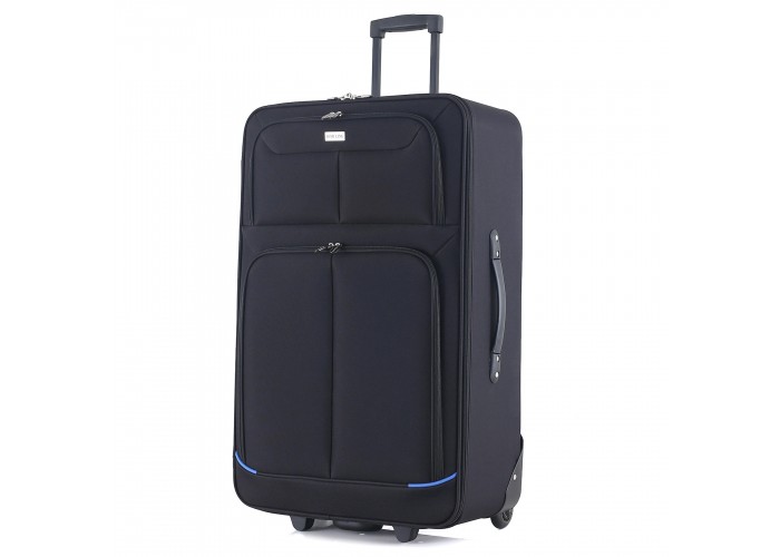 Валіза Semi Line 28" (L) Black/Blue Lines (T5753-3)