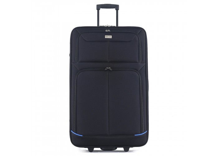 Валіза Semi Line 28" (L) Black/Blue Lines (T5753-3)