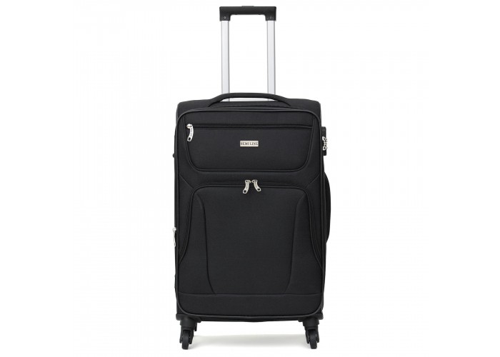 Валіза Semi Line 24" (M) Black (T5771-2)
