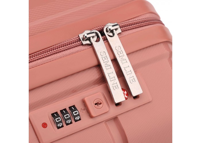 Валіза Semi Line 24" (M) Rose Gold (T5836-2)