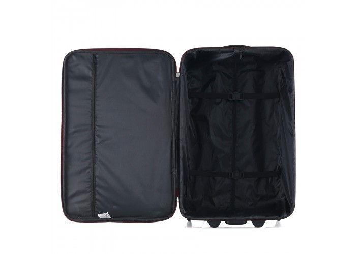 Валіза Semi Line 24" (M) Black/Red Lines (T5680-2)