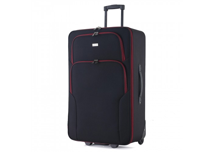 Валіза Semi Line 28" (L) Black/Red Lines (T5680-3)