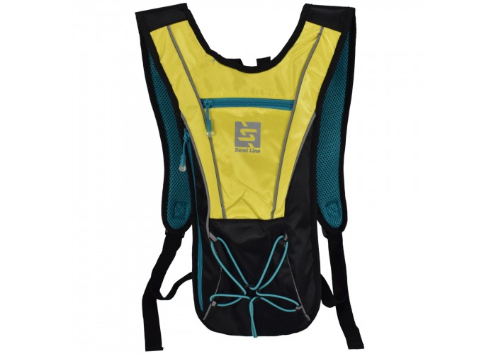 Рюкзак спортивний Semi Line 9 Black/Yellow (3294)