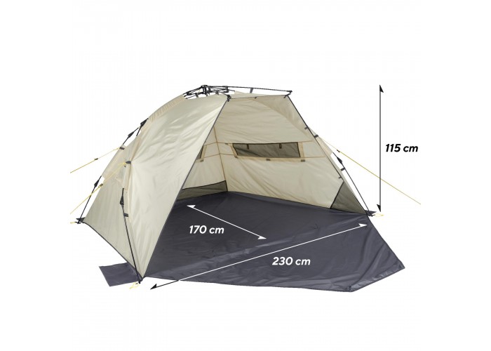 Намет Uquip Speedy XL UV 50+ Sand/Grey (241007)