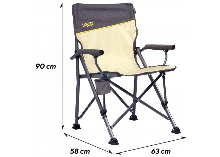 Крісло розкладне Uquip Roxy Sand/Grey (244038)