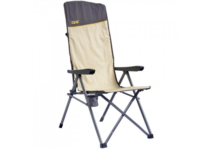 Крісло розкладне Uquip Justy XL Sand/Grey (244045)