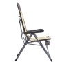 Крісло розкладне Uquip Justy XL Sand/Grey (244045)
