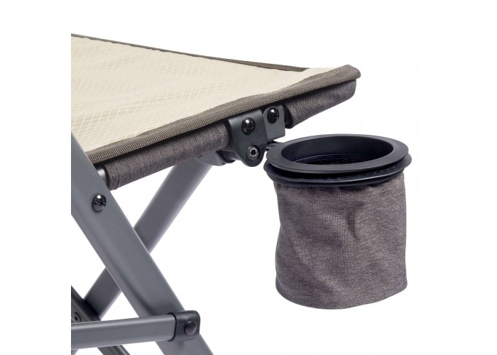 Крісло розкладне Uquip Justy XL Sand/Grey (244045)