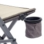 Крісло розкладне Uquip Justy XL Sand/Grey (244045)