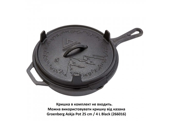 Сковорода Groenberg Hekla Pan 25 cm / 2 L Black (266022)