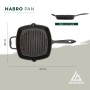 Сковорода Groenberg Nabro Pan 28x28 cm / 2 L Black (266024)