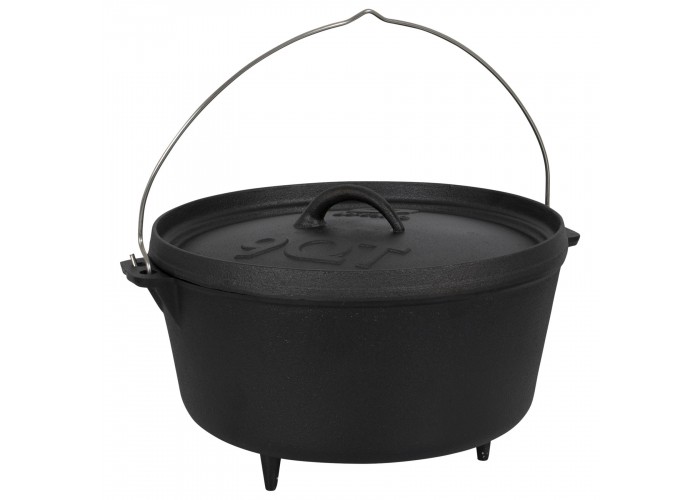 Казан з кришкою Bo-Camp Dutch Oven Cast Iron 31 cm / 7.1 L Black (2122415)
