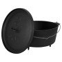 Казан з кришкою Bo-Camp Dutch Oven Cast Iron 31 cm / 7.1 L Black (2122415)