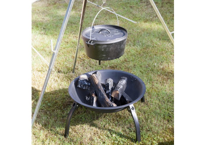 Казан з кришкою Bo-Camp Dutch Oven Cast Iron 31 cm / 7.1 L Black (2122415)
