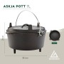 Казан з кришкою Groenberg Askja Pot 30 cm / 7 L Black (266017)