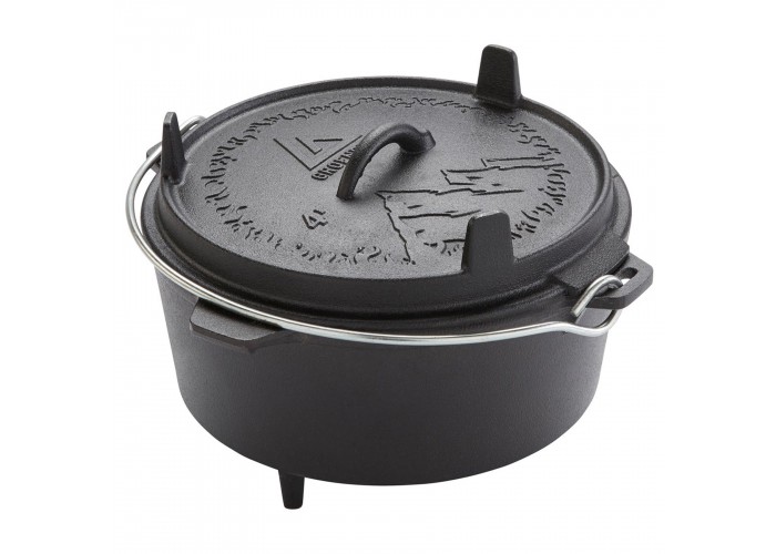 Казан з кришкою Groenberg Askja Pot 25 cm / 4 L Black (266016)