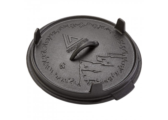 Казан з кришкою Groenberg Askja Pot 25 cm / 4 L Black (266016)