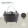 Казан з кришкою Groenberg Askja Pot 25 cm / 4 L Black (266016)