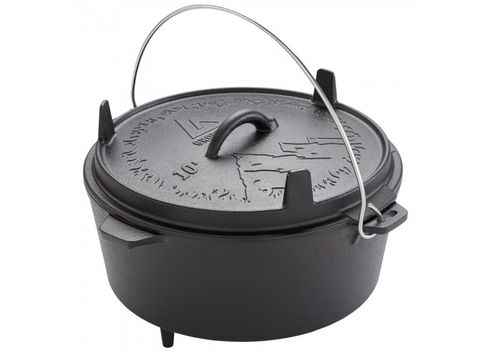 Казан з кришкою Groenberg Askja Pot 33 cm / 10 L Black (266018)