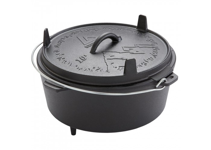 Казан з кришкою Groenberg Askja Pot 33 cm / 10 L Black (266018)
