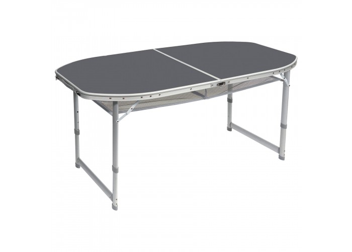 Стіл Bo-Camp Case Model Oval 150x80 cm Grey (1404399)