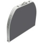 Стіл Bo-Camp Case Model Oval 120x80 cm Grey (1404415)