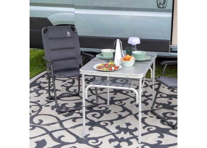 Стіл Bo-Camp Premium 120x60 cm Grey (1404421)