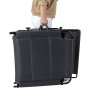 Ліжко розкладне Bo-Camp Sun Lounger With Sunscreen 5 Positions Grey (1304492)