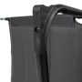 Ліжко розкладне Bo-Camp Sun Lounger With Sunscreen 5 Positions Grey (1304492)