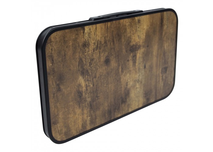 Стіл Bo-Camp Woodbine Compact 56x34 cm Black/Wood look (1404190)