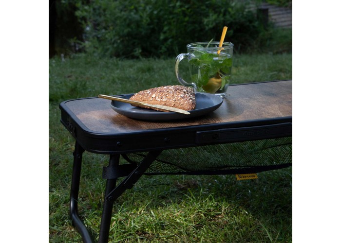 Стіл Bo-Camp Woodbine Compact 56x34 cm Black/Wood look (1404190)