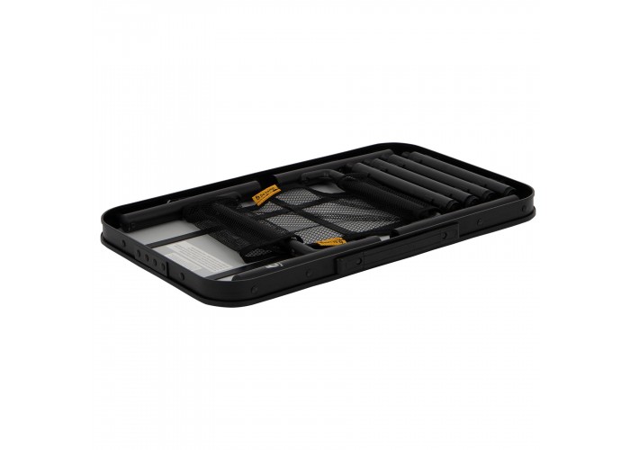 Стіл Bo-Camp Woodbine 56x34 cm Black/Wood look (1404191)