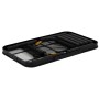 Стіл Bo-Camp Woodbine 56x34 cm Black/Wood look (1404191)