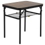 Стіл Bo-Camp Garland 60x45 cm Black/Wood look (1404195)