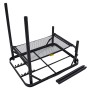 Стіл Bo-Camp Garland 60x45 cm Black/Wood look (1404195)