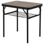 Стіл Bo-Camp Garland 60x45 cm Black/Wood look (1404195)