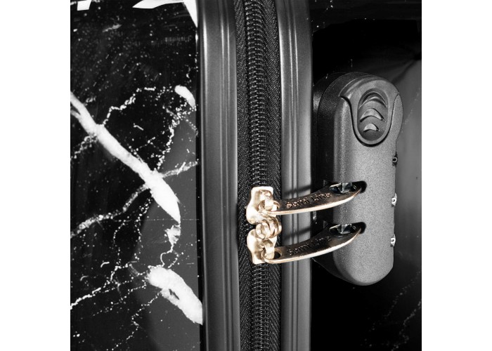 Валіза Semi Line 20" (S) Black Marble (T5730-1)