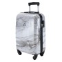 Валіза Semi Line 20" (S) White Marble (T5731-1)