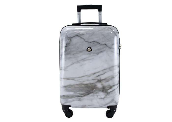 Валіза Semi Line 20" (S) White Marble (T5731-1)