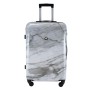 Валіза Semi Line 24" (M) White Marble (T5731-2)