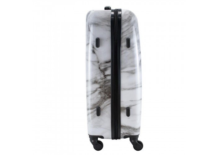 Валіза Semi Line 24" (M) White Marble (T5731-2)