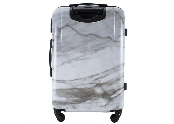 Валіза Semi Line 24" (M) White Marble (T5731-2)