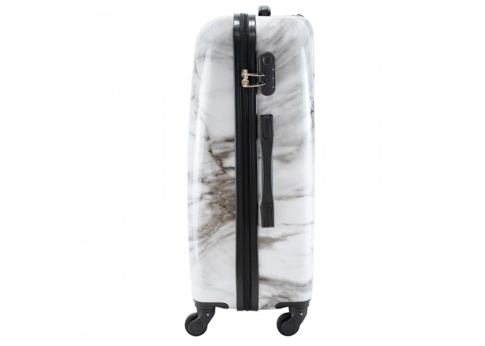 Валіза Semi Line 24" (M) White Marble (T5731-2)