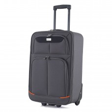 Валіза Semi Line 20" (S) Grey/Orange Lines (T5754-1)
