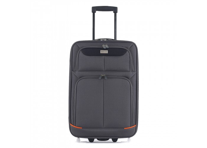 Валіза Semi Line 20" (S) Grey/Orange Lines (T5754-1)